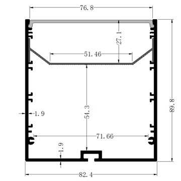 led strip light channel diffuser